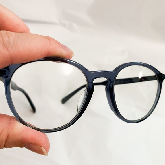 Prada VPR13t  smokey blue round eyeglasses - Picture 8 of 8